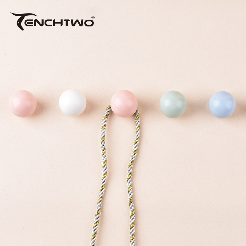 Kitchen Q - Gancio rotondo in ceramica gancio appendiabiti
