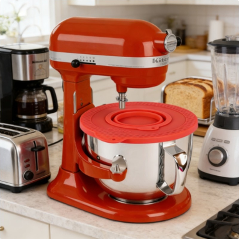 Kitchen Aid Baking Mixer - Coperchio in Silicone per Ciotola Mixer