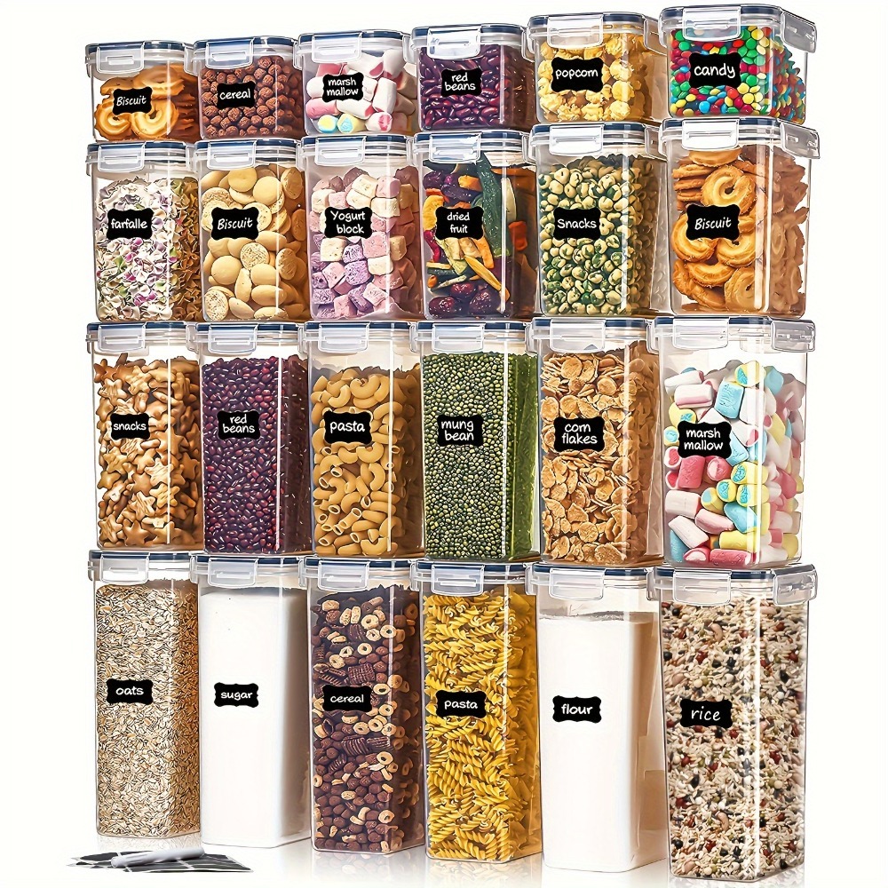 Kitchen Uncle - Set di 24 Contenitori per Alimenti: