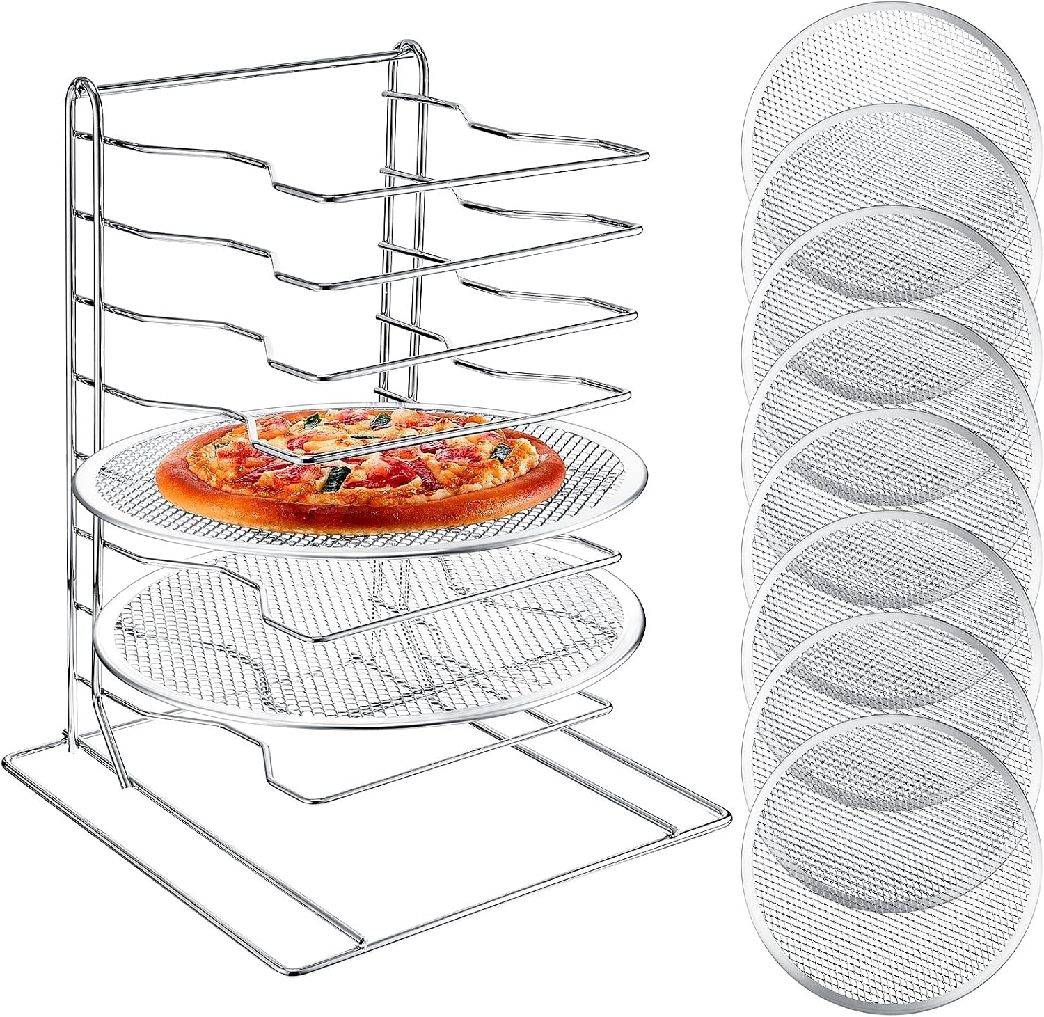 Commercial Kitchen For Baking - Supporto per pizza a 8 livelli