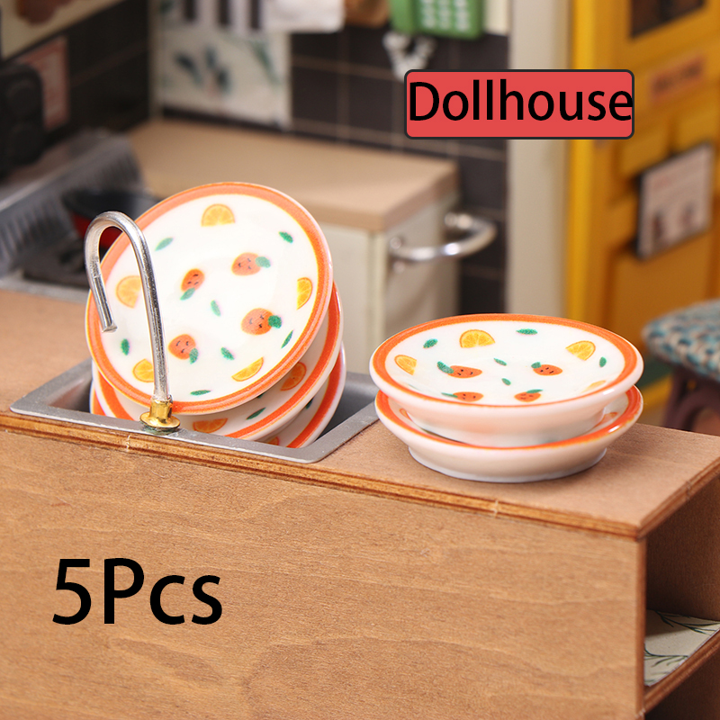 Miniature Baking Kitchen - 5 pezzi 1/12 casa delle bambole