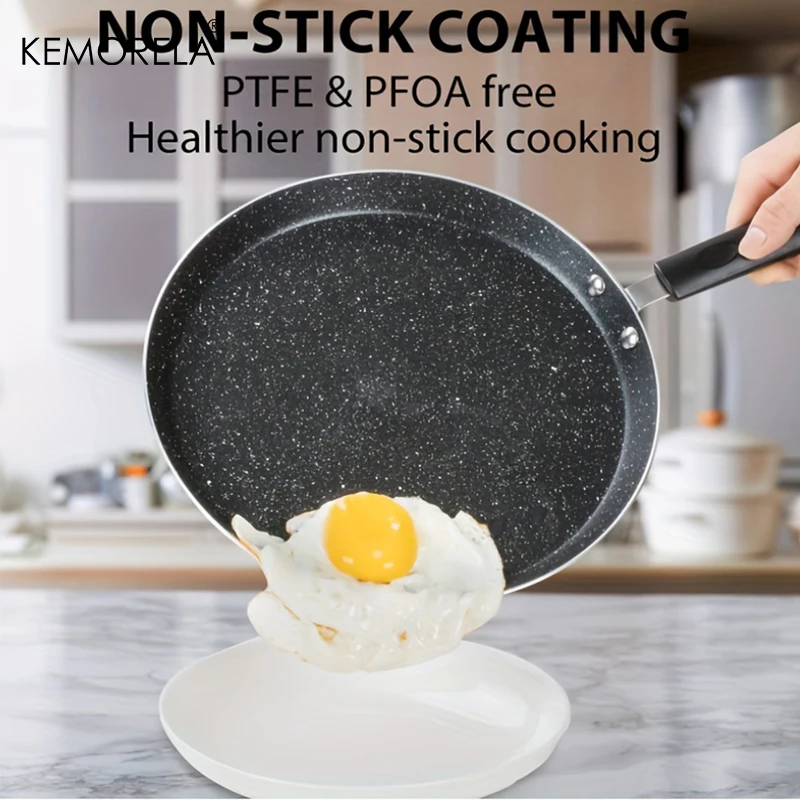 Kitchen Baking Pan Set - Padella Antiaderente 18/22/26CM per Colazione, Pancake,