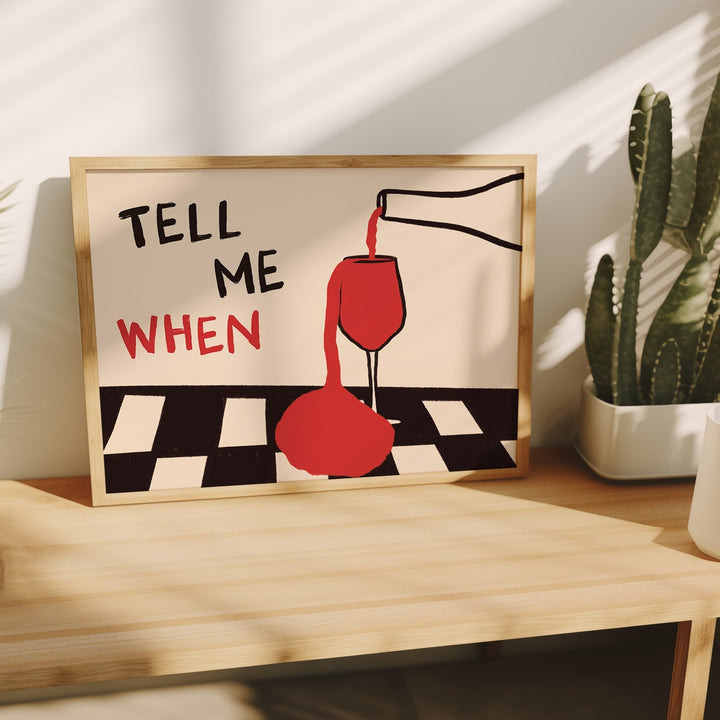 Kitchen Q - Poster da parete su tela vintage