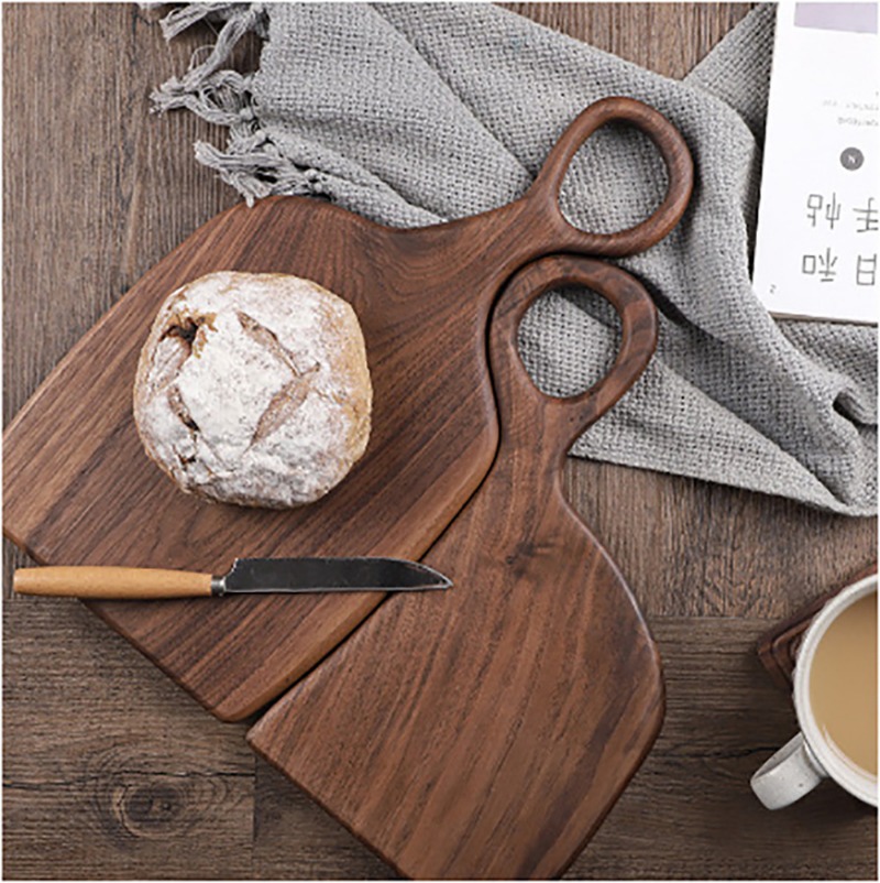 Kitchen Utensils - Taglieri solidi in noce nera Vassoio