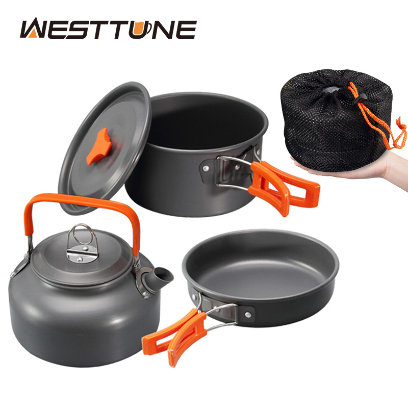 Kitchen Baking Pan Set - WESTTUNE Kit di pentole da campeggio