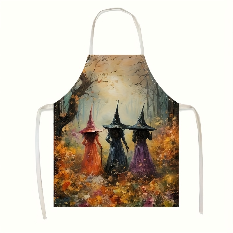 Kitchen Witch Baking - Grembiule da strega di Halloween per