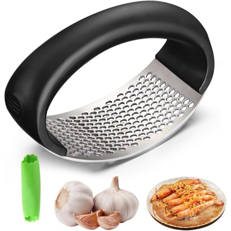 Kitchen Utensils - Spremiagli Aglio in Acciaio Inossidabile Versione