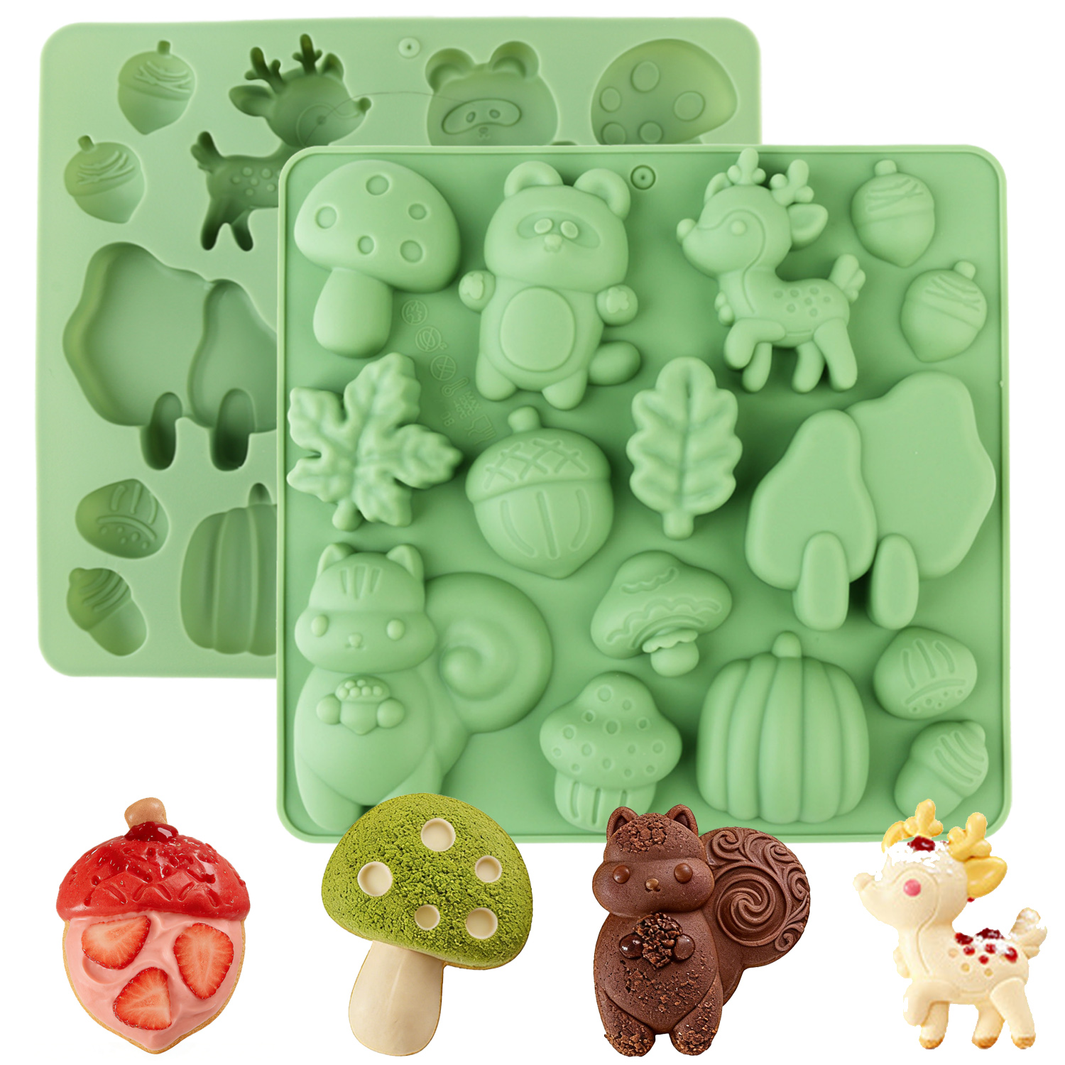Kitchen Baking Molds - 1 stampo in silicone a forma