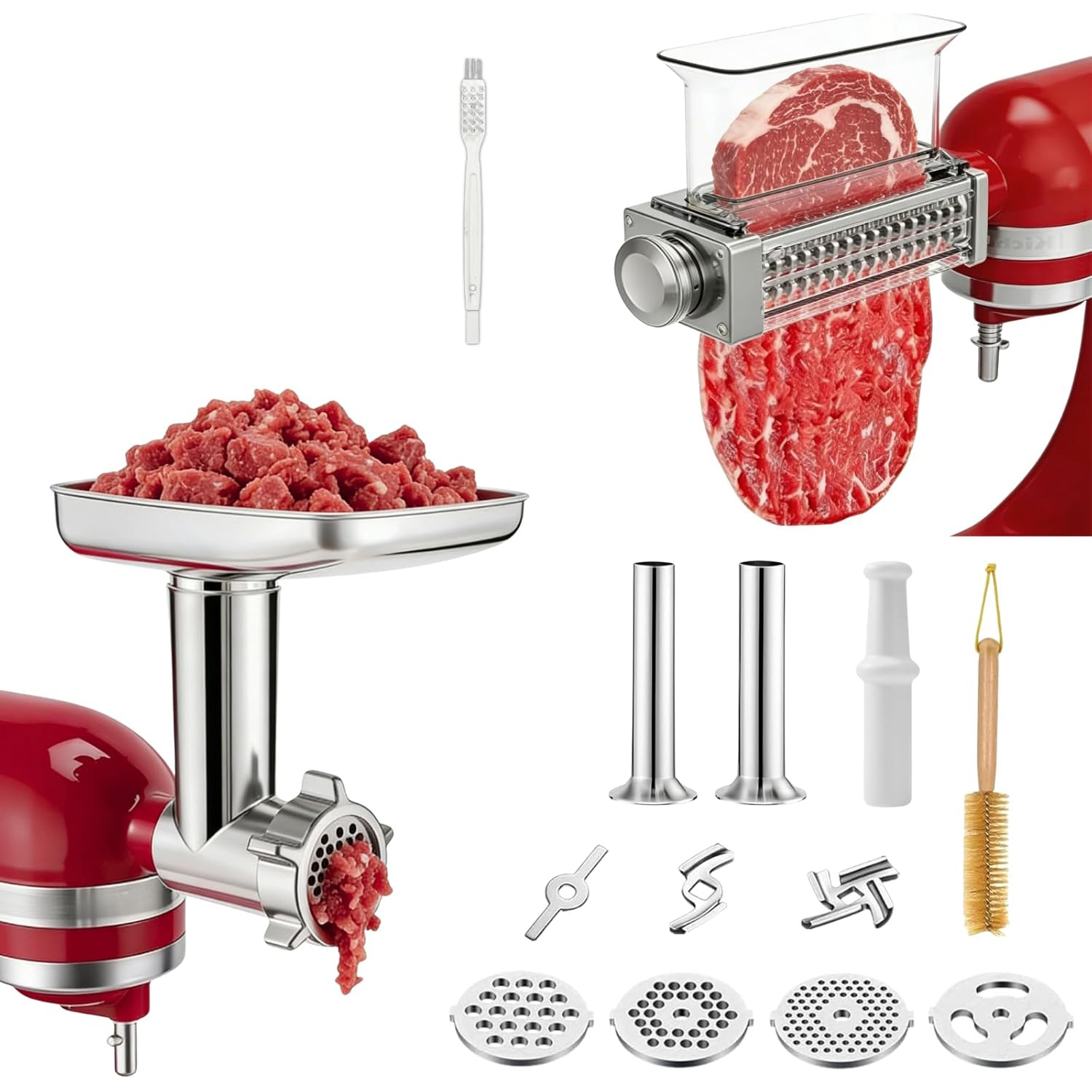 Kitchen Aid Baking Mixer - Accessorio Tritacarne per Mixer KitchenAid, 3