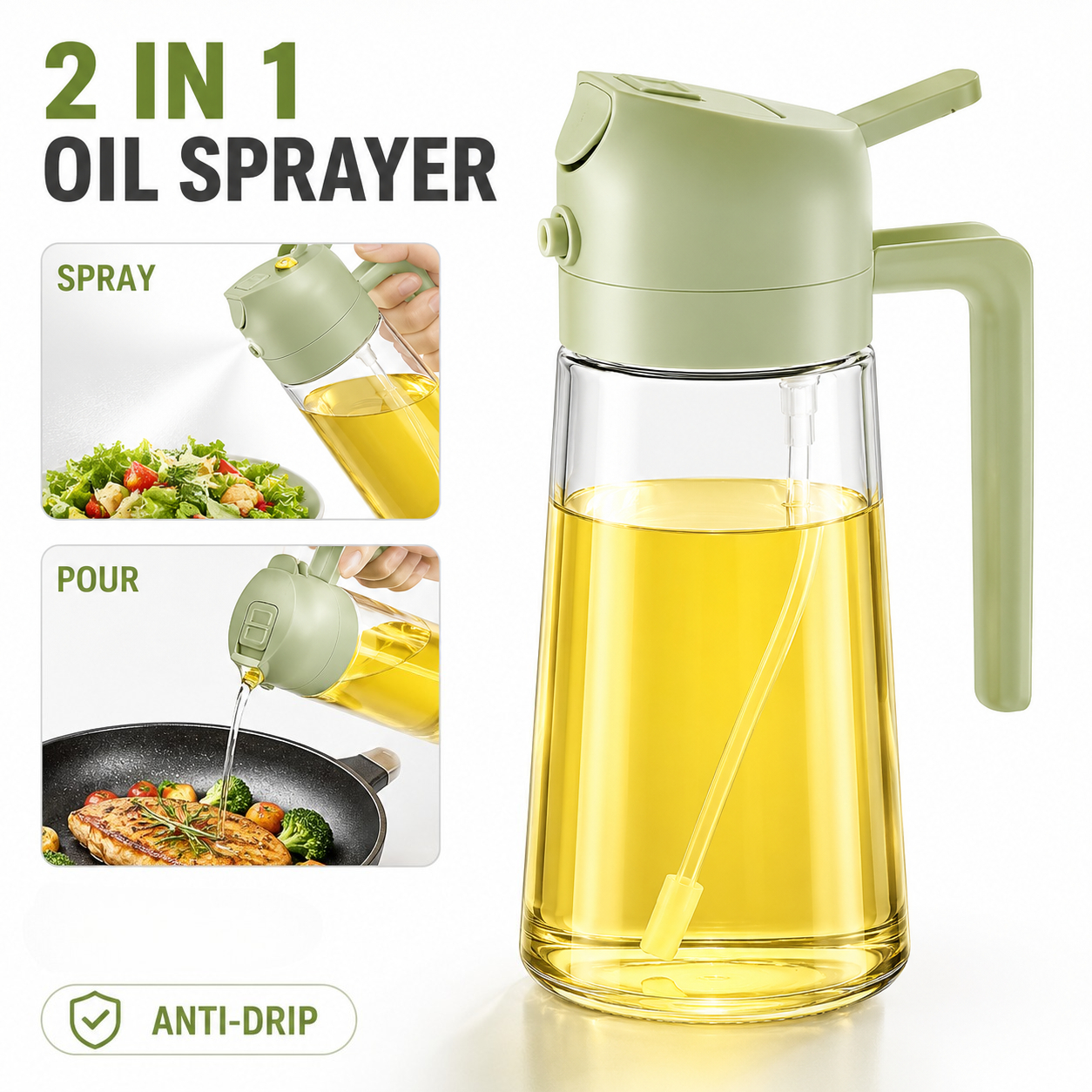 Kitchen Tools In Baking - Spruzzino Olio 2in1 da 470ml in