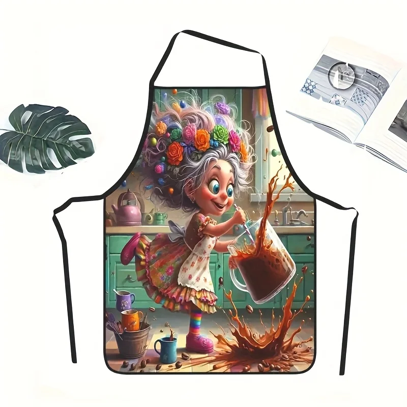 Kitchen Witch Baking - Grembiule da Cucina con Stampa Strega