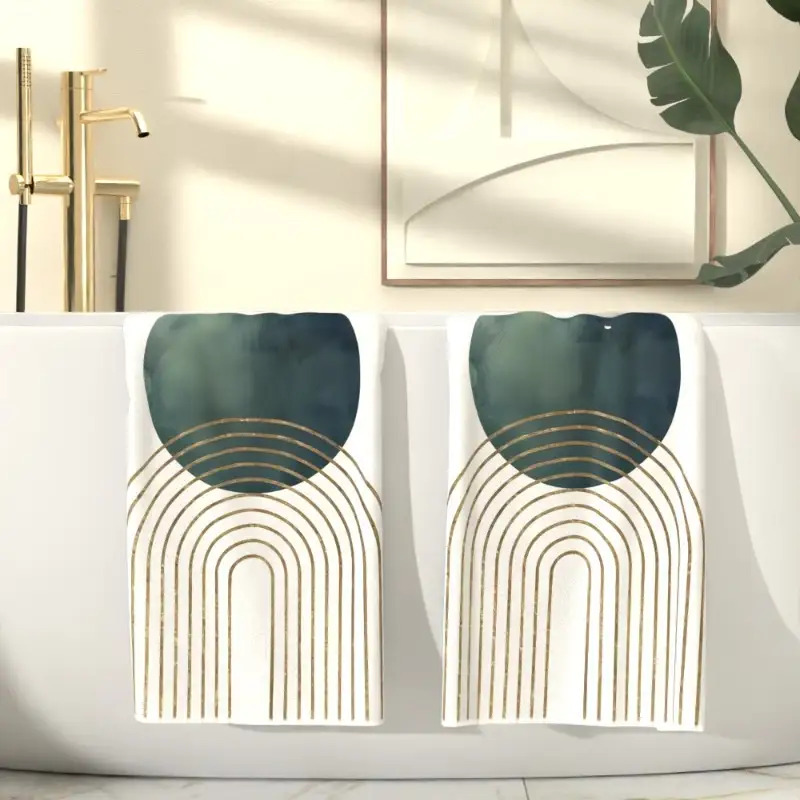 Kitchen Baking Necessities - 2 pezzi, strofinacci da cucina geometrici