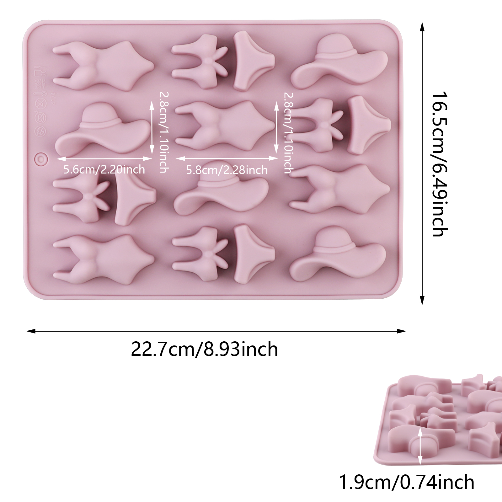 Stampo in silicone a tema esti - Kitchen Baking Molds recensione e prezzo