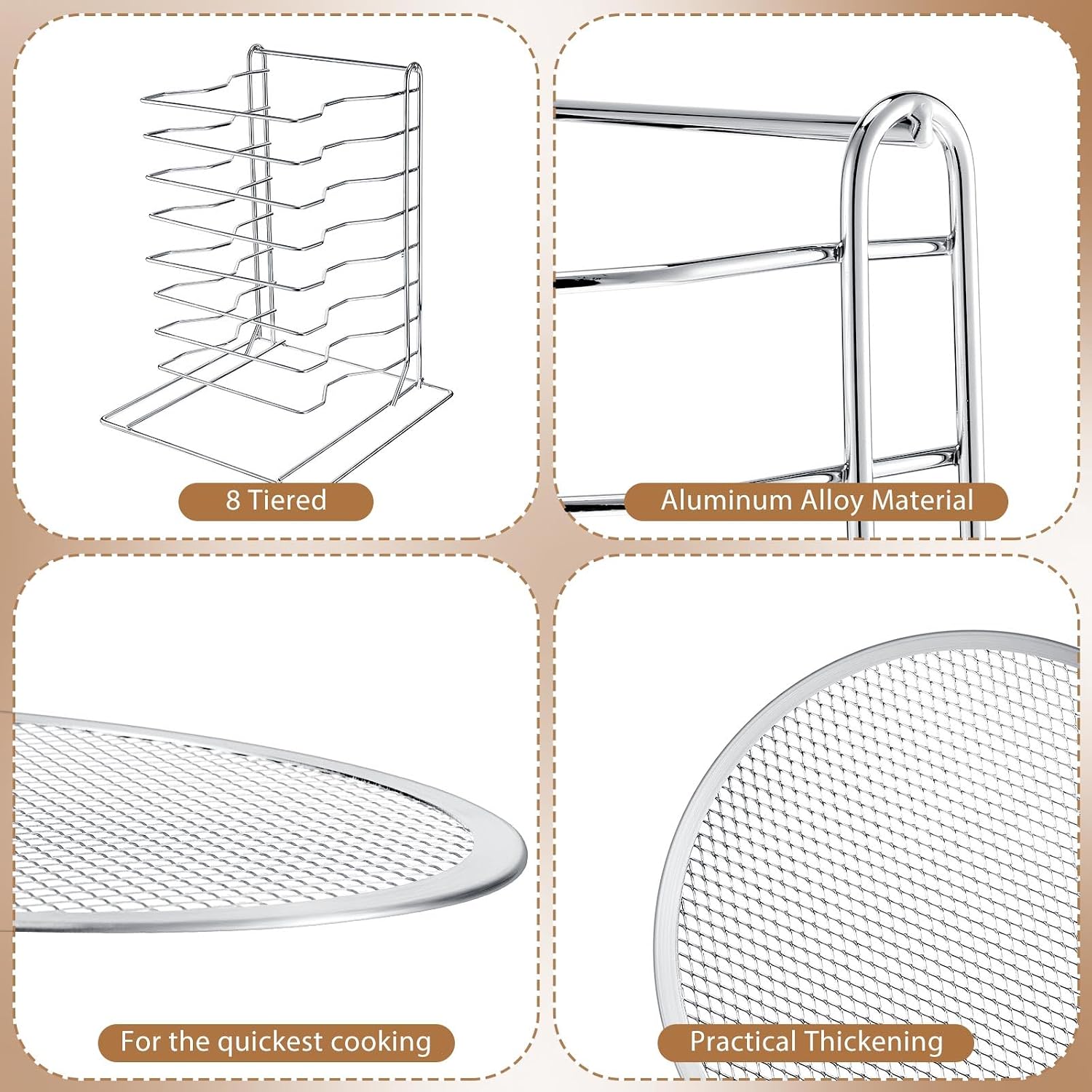 Supporto per pizza a 8 livelli - Commercial Kitchen For Baking recensione e prezzo