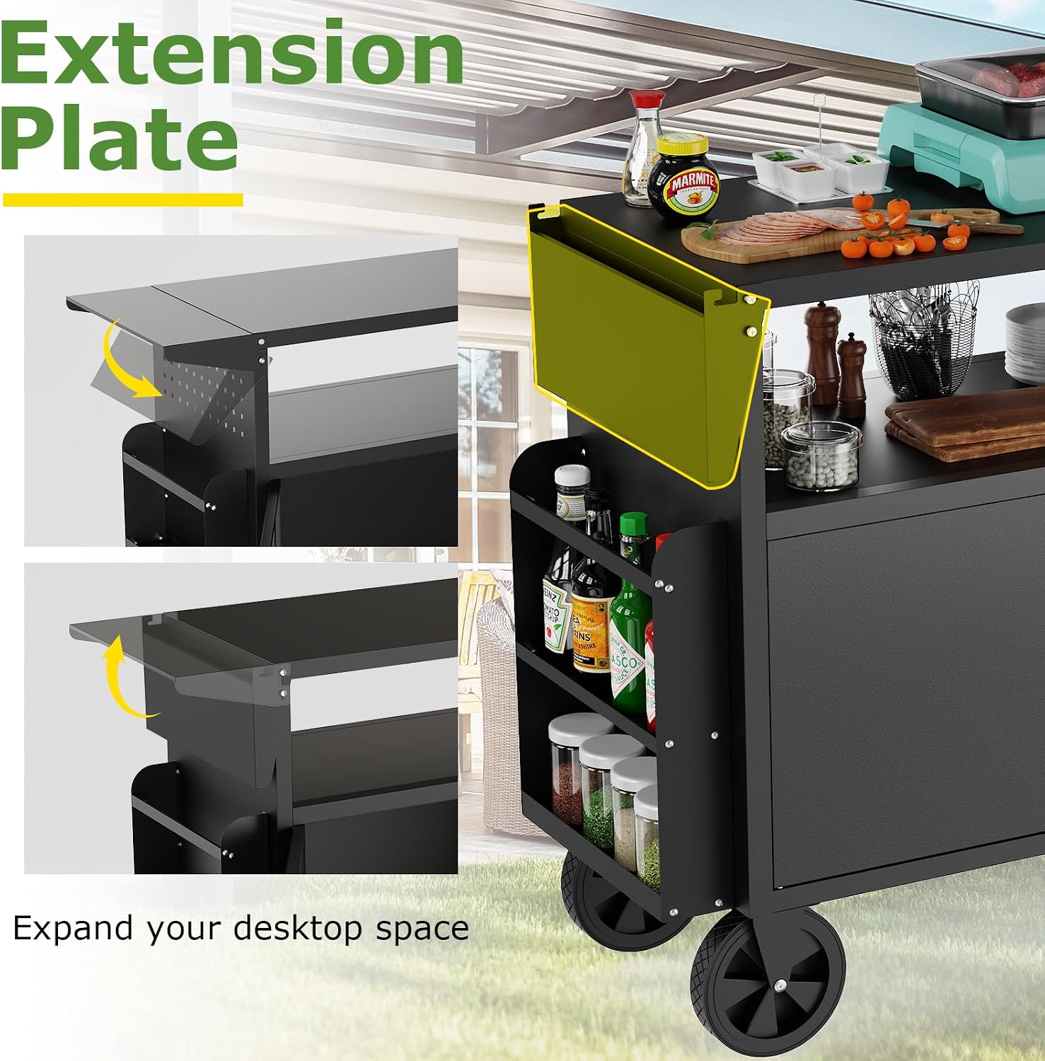Carrello da esterno per barbec - Kitchen Q recensione e prezzo