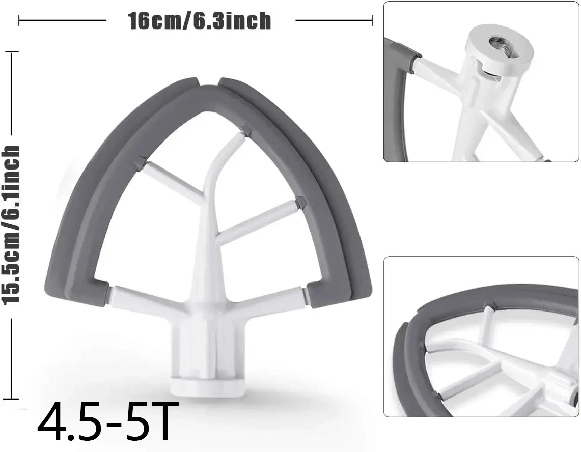 Accessori in silicone da 4,5-5 - Kitchen Aid Baking Mixer recensione e prezzo