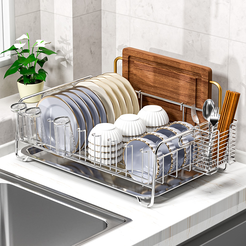 Scolapiatti in Acciaio Inox 30 - Kitchen Utensils recensione e prezzo