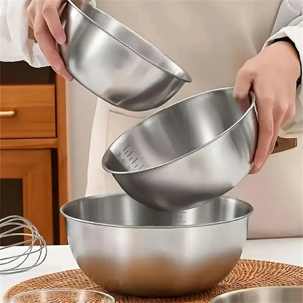 Set di 1-3 Ciotole in Acciaio  - Kitchen Baking Scale recensione e prezzo
