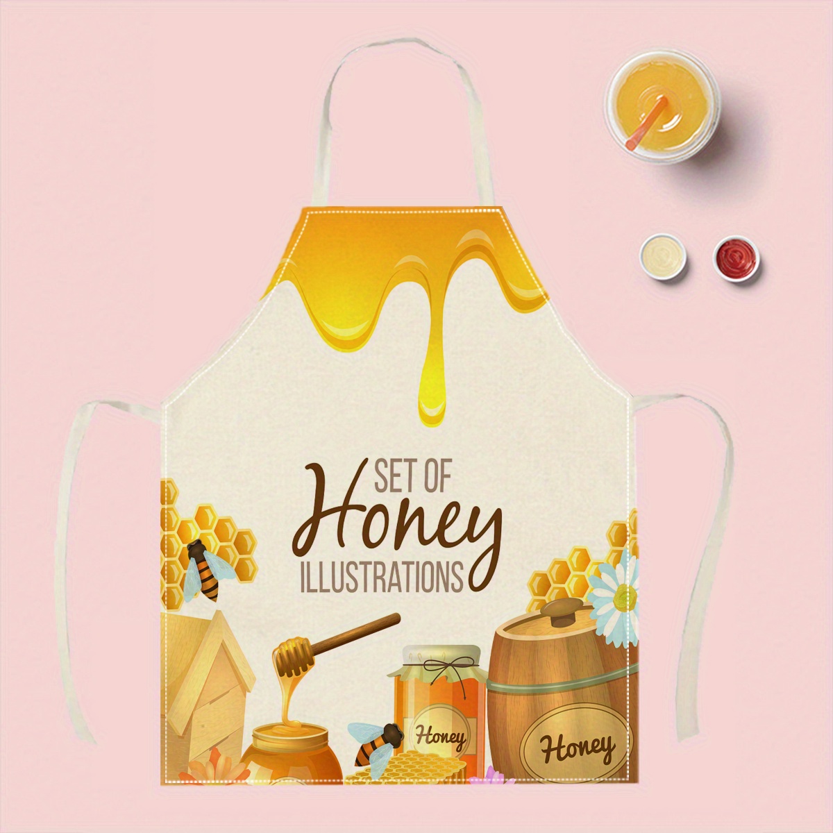 Grembiule con disegno di ape,  - Kitchen Baking Area Ideas recensione e prezzo