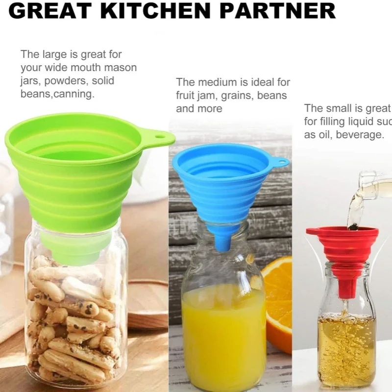 1 pz Imbuto Pieghevole in Sili - Miniature Baking Kitchen recensione e prezzo