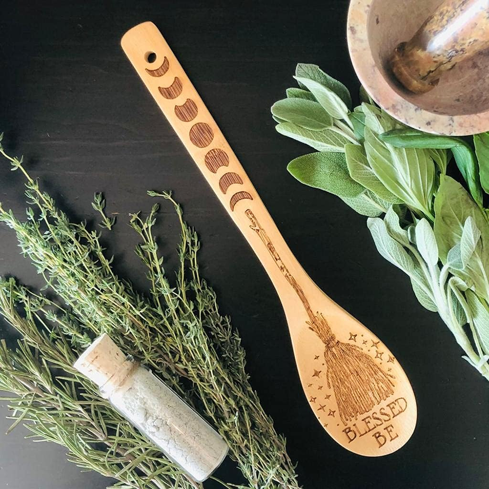 Witchy Decor Yule Cucchiaio di - Kitchen Witch Baking recensione e prezzo