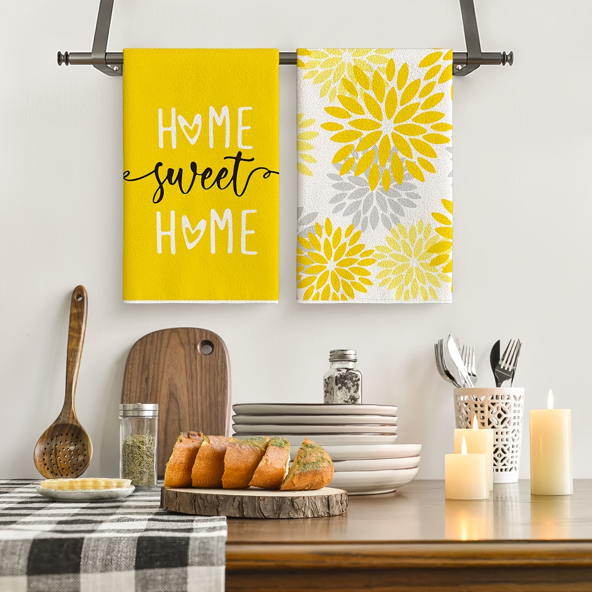 Set di 4 strofinacci da cucina - Kitchen Baking Necessities recensione e prezzo