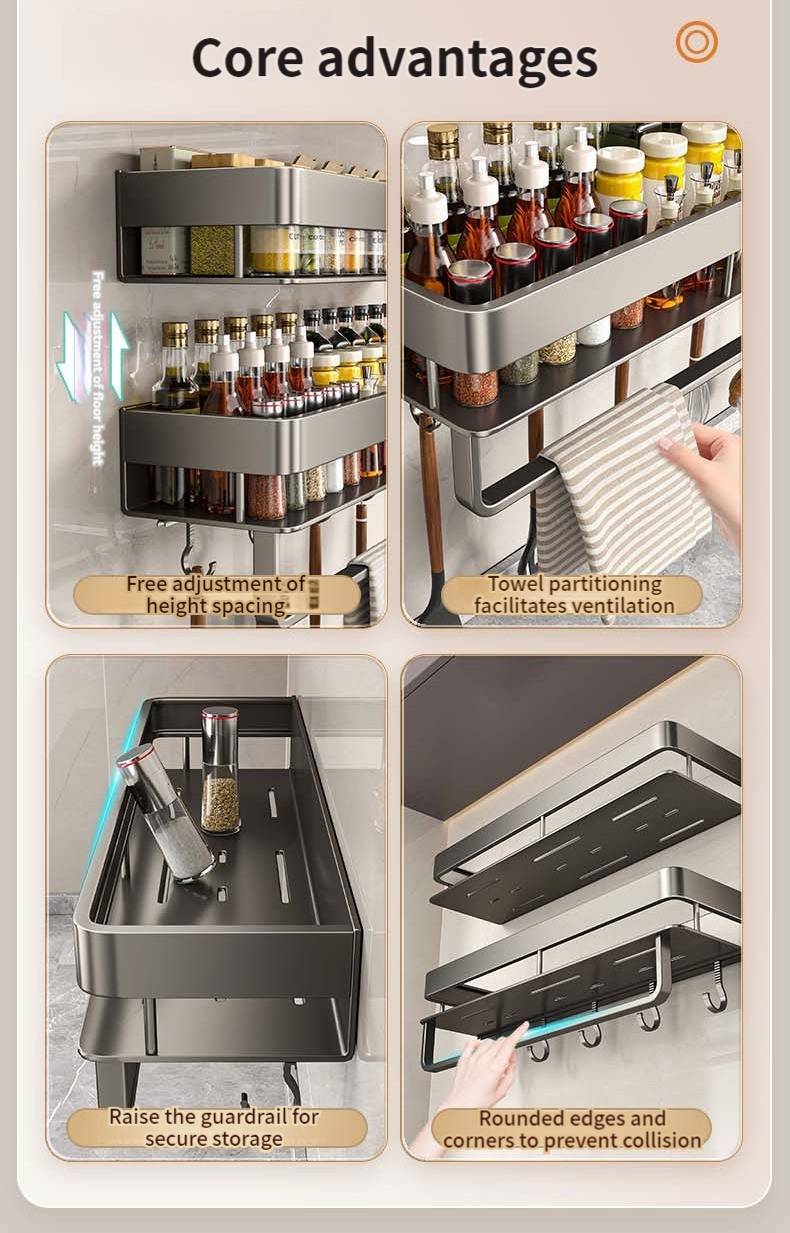Scaffale da cucina in allumini - Kitchen Uncle recensione e prezzo