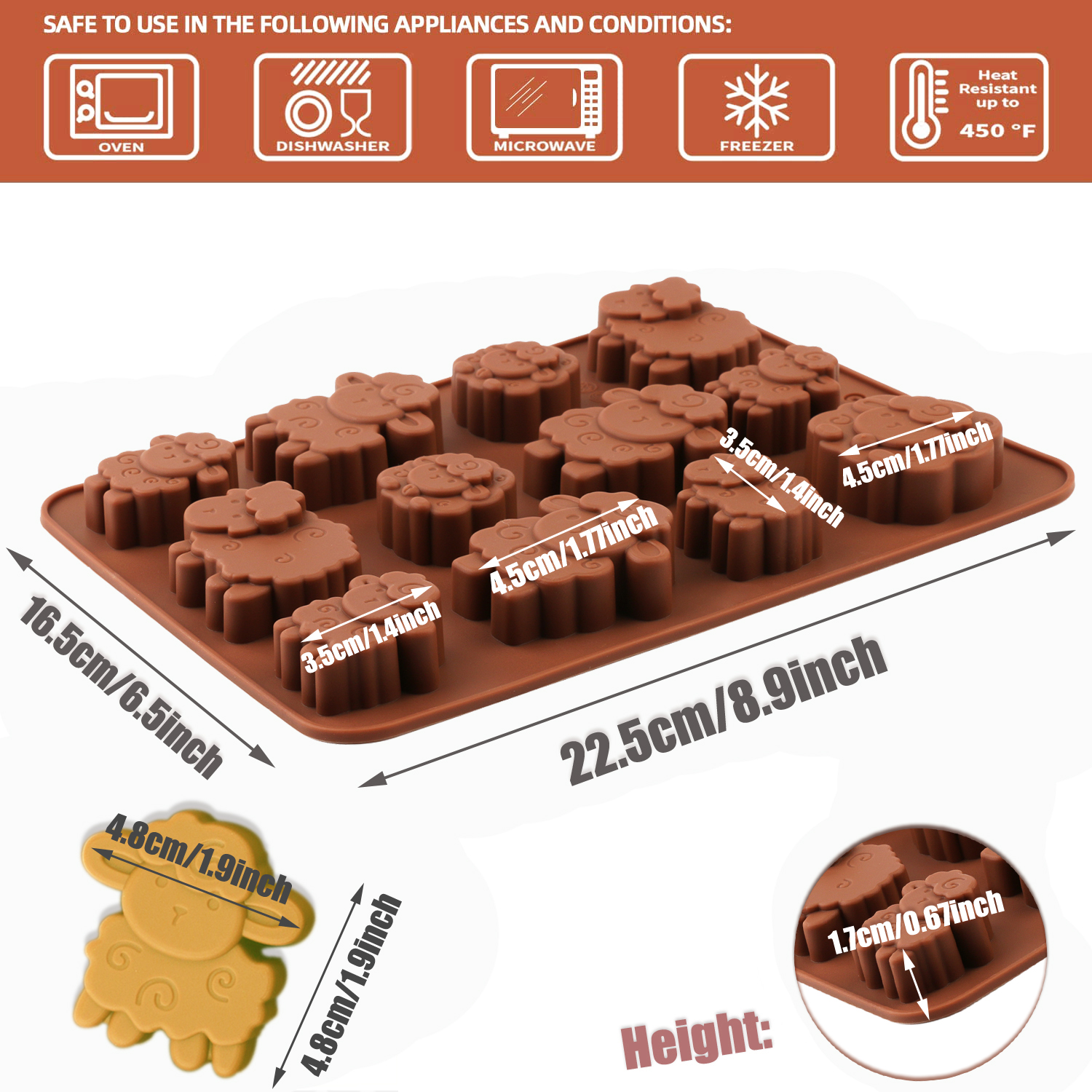 Stampo in Silicone a Forma di  - Kitchen Baking Molds recensione e prezzo