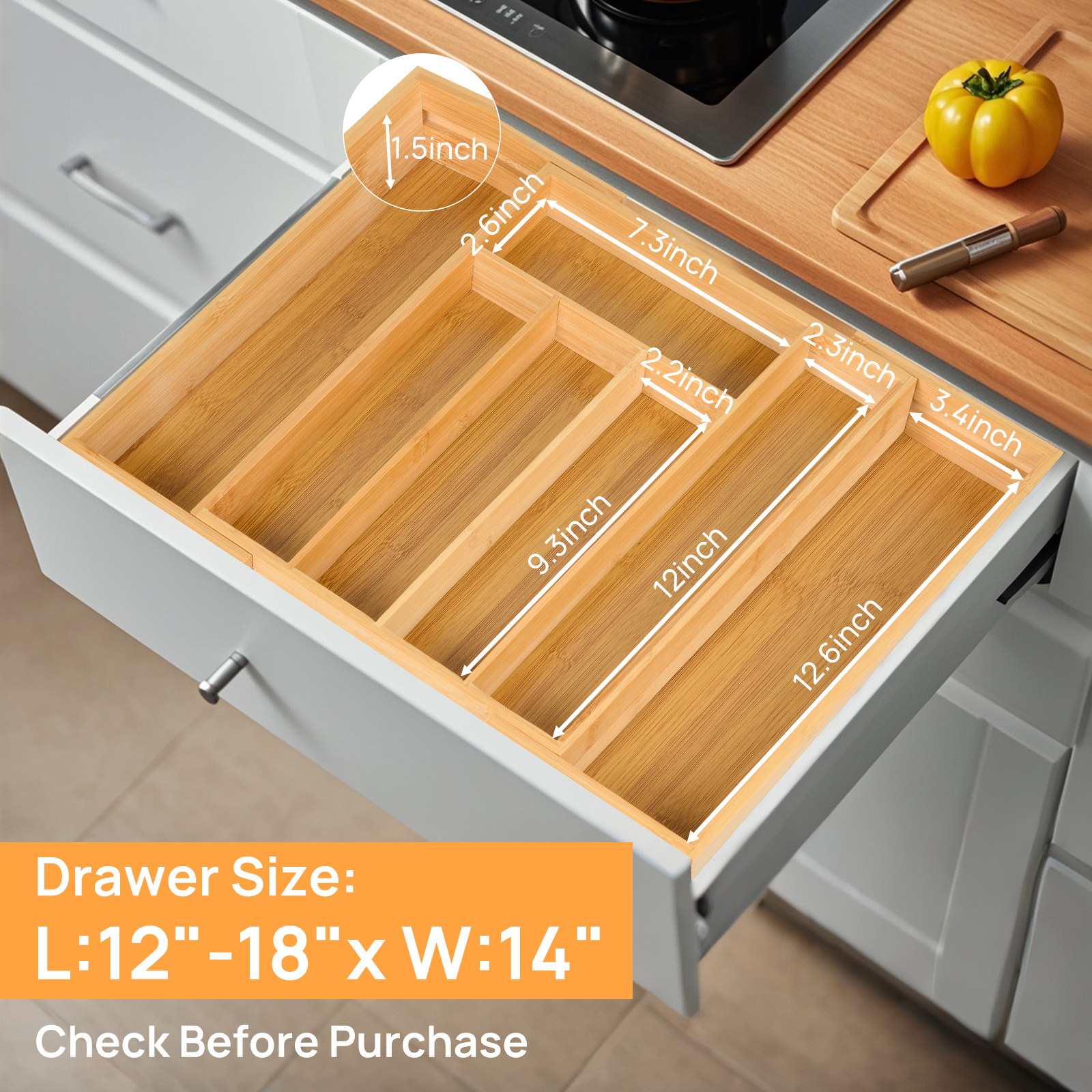 Organizer per cassetti da cuci - Kitchen Utensils recensione e prezzo