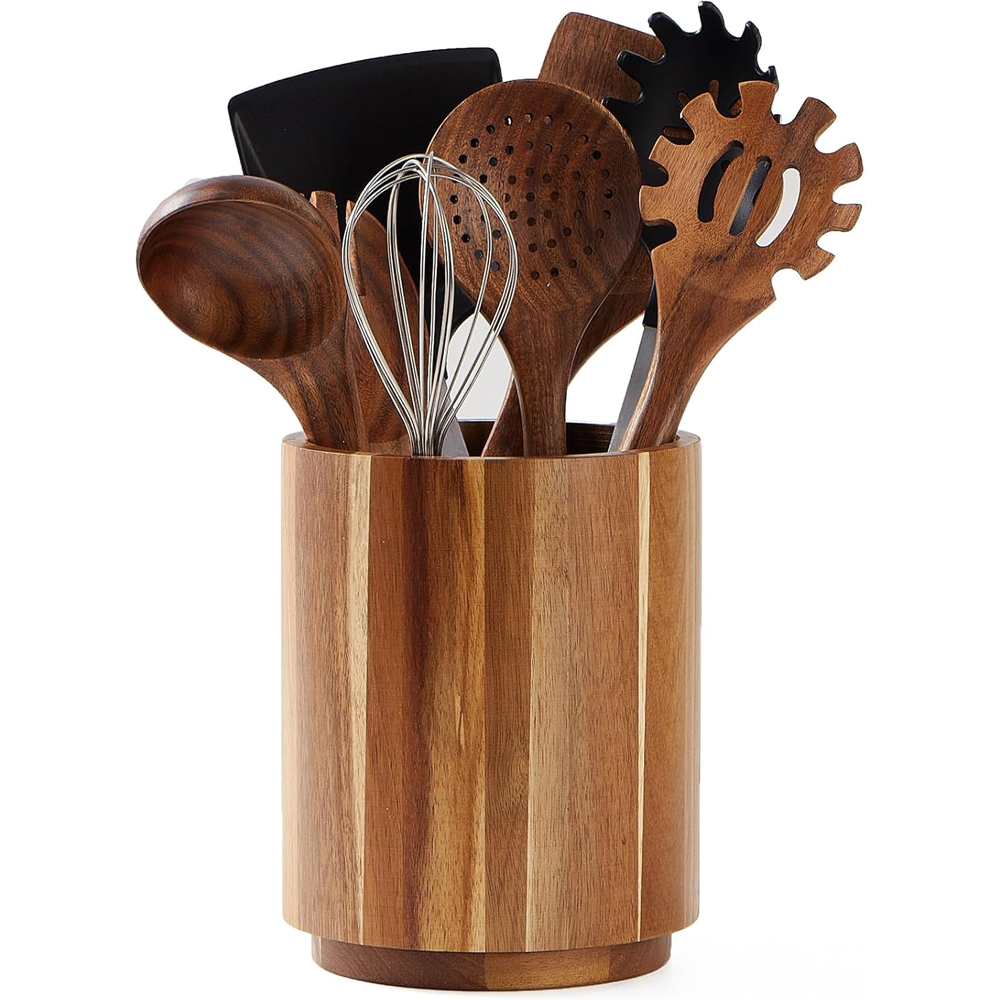 Portautensili in Legno di Acac - Kitchen Utensils recensione e prezzo