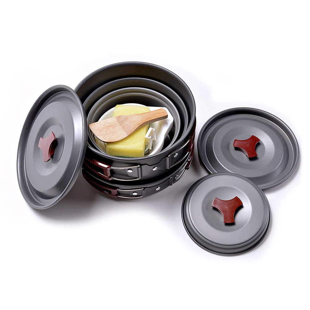 Kit di pentole da campeggio al - Kitchen Baking Pan Set recensione e prezzo