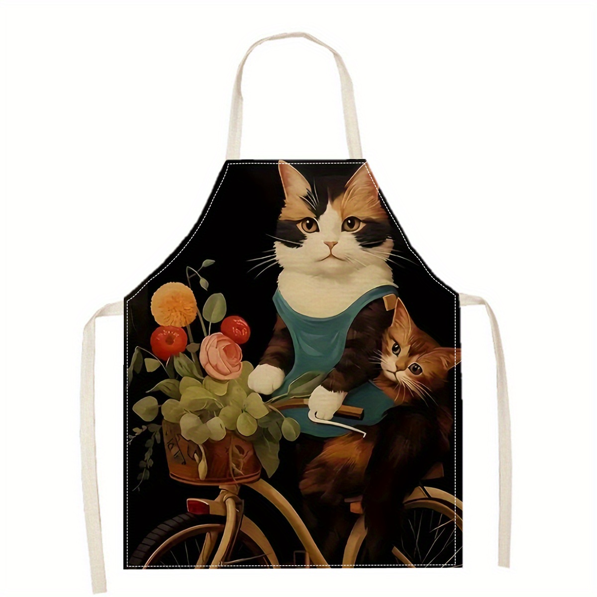 Grembiule in Lino con Stampa D - Kitchen Baking Area Ideas recensione e prezzo