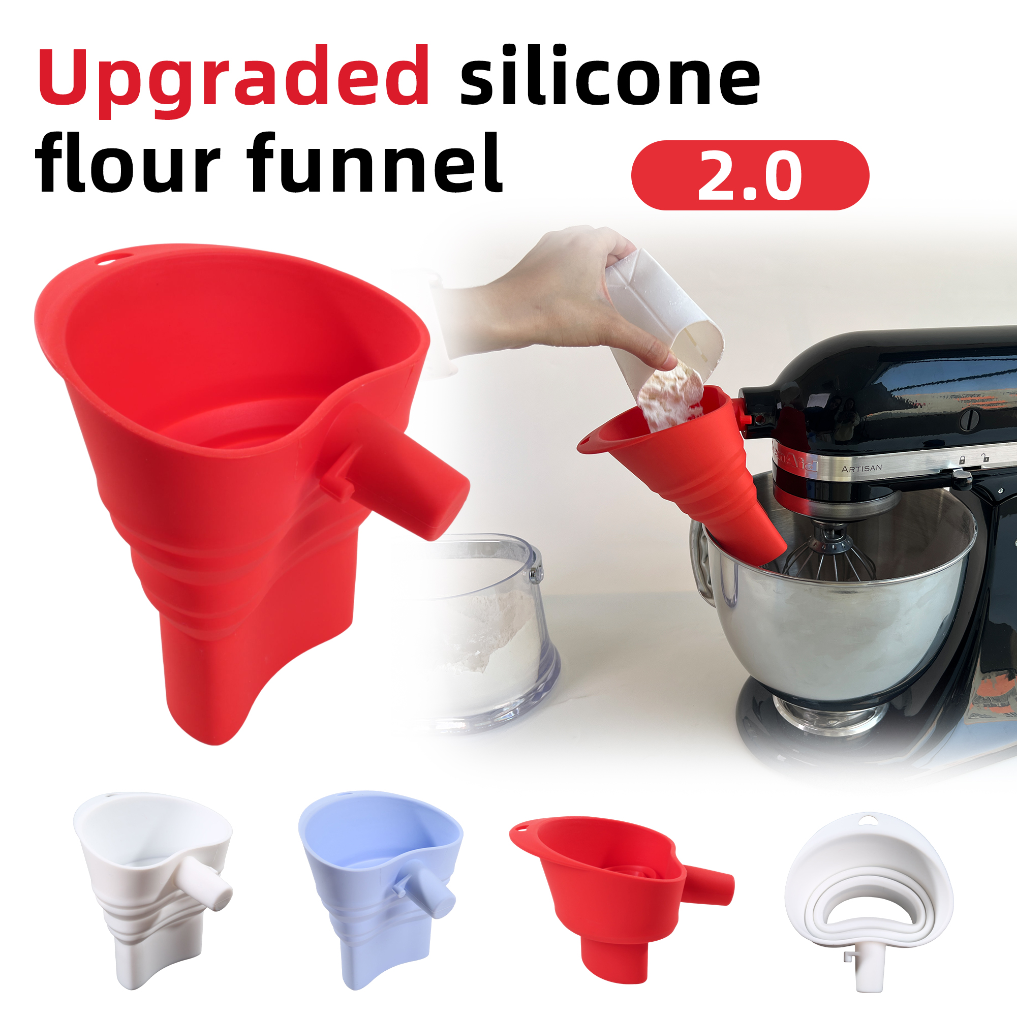 Set da 1/3 Pezzi di Imbuti per - Kitchen Aid Baking Mixer recensione e prezzo